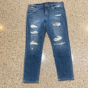 Joe’s Slim Crop Distressed Jeans